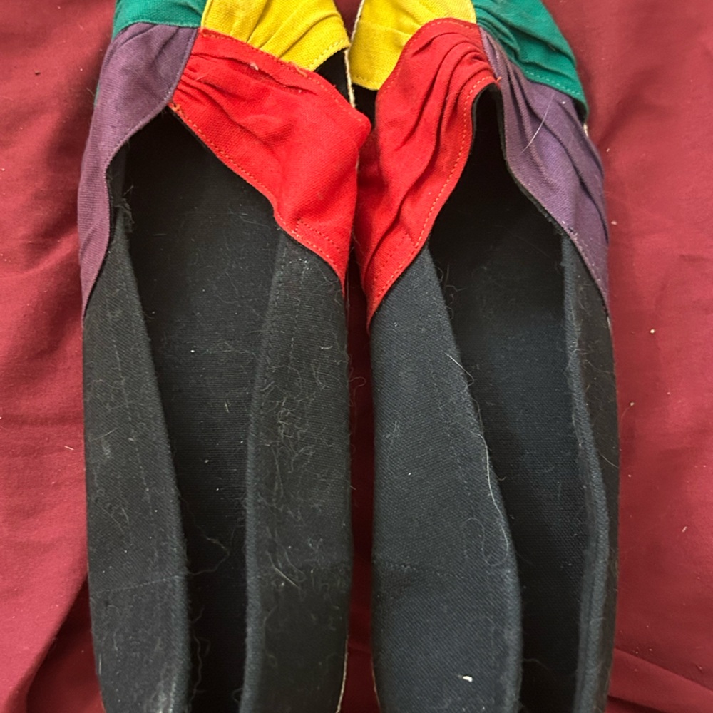 Women’s Shoes Multi Colored Heels. Never Worn.
